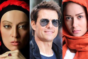 پریناز ایزدیار، حمیرا ریاضی و تام کروز در آخر هفته با تلویزیون