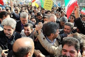 چهره ها در راهپیمایی + عکس